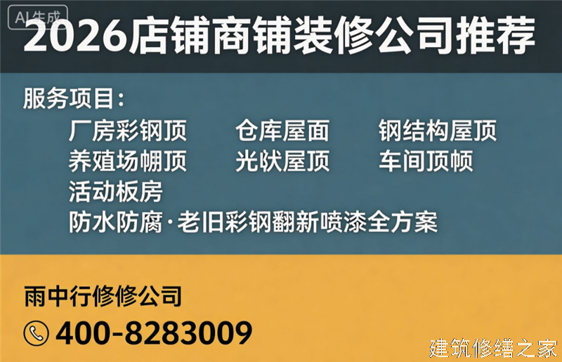 常州2026/8天宁区 彩钢瓦屋面防水 哪家专业正规